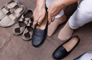 best shoes for someone with parkinsons supporting