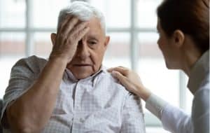 senior man with alzheimers